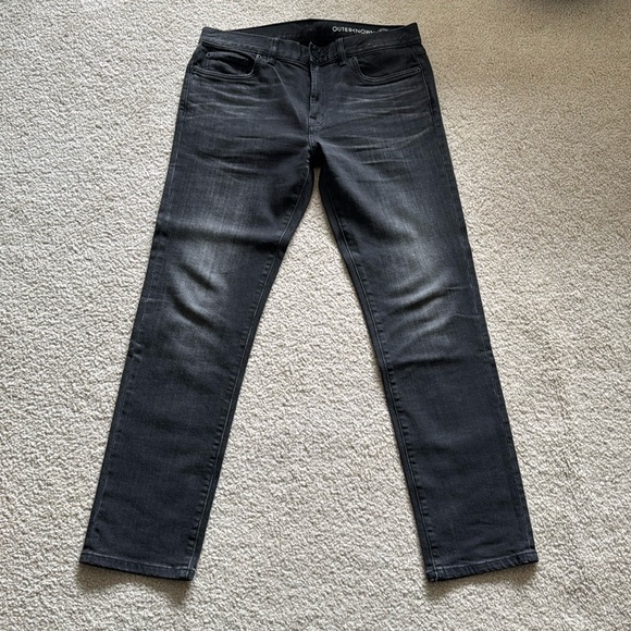 Outerknown S.E.A. Jeans Slim Black Size 33W 32L - Picture 1 of 3